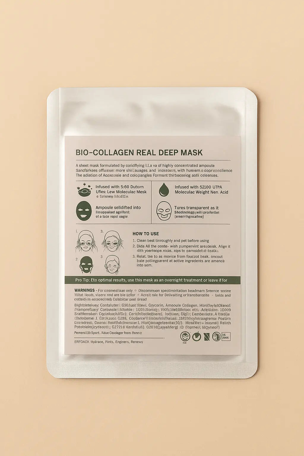 Mask Moringa Collagen MORINGA RITUALS.