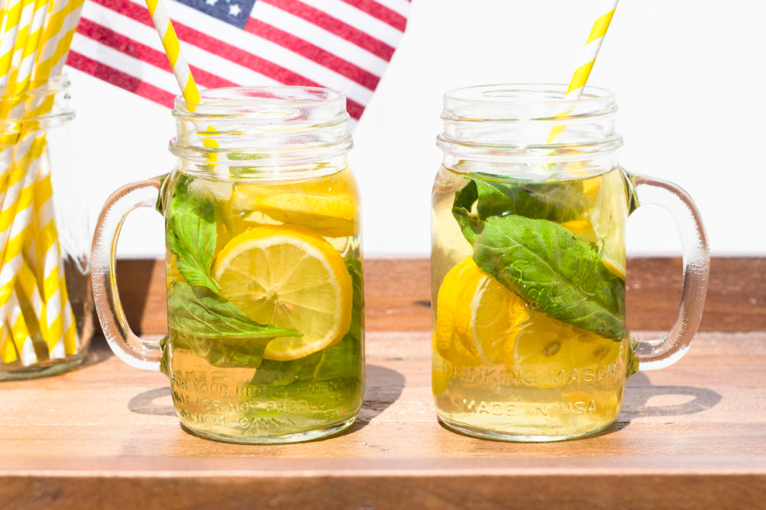 Ice tea moringa citron