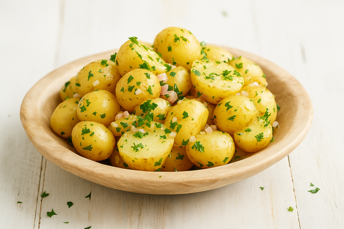 Salade de moringa aux pommes de terre