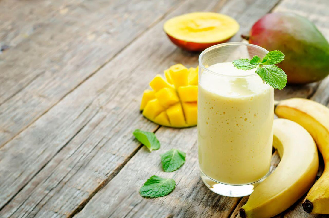 Smoothie glacé moringa et banane
