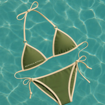 Maillot de bain - 2 pièces - femme - Élégance, confort et esprit nature 🌿 MORINGA RITUALS.