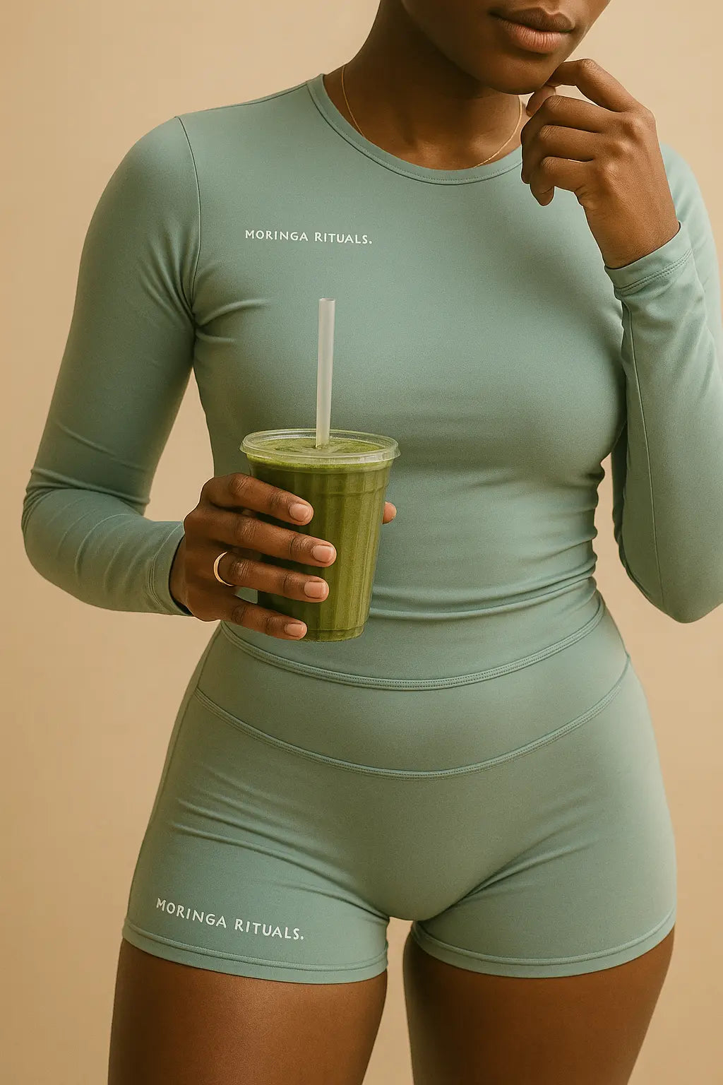 Ensemble de sport vert - Femme MORINGA RITUALS.