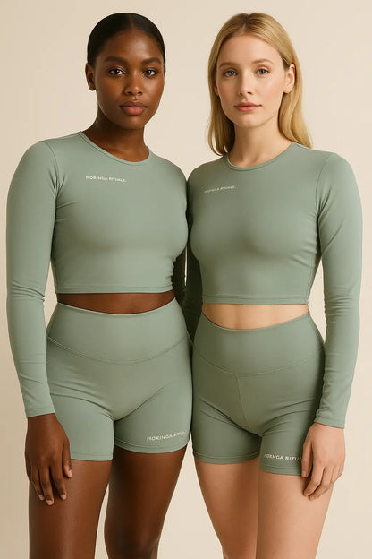 Ensemble de sport vert - Femme MORINGA RITUALS.