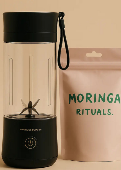 Mixeur portable et poudre de moringa bio Moringa Rituals