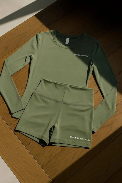 Ensemble de sport vert - Femme MORINGA RITUALS.